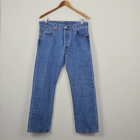 Levi's Denim - Levi's 501 Button Fly High Waisted Mom Jeans 90s